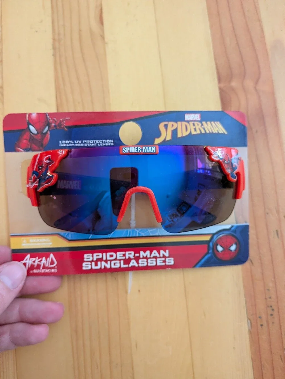 Arkaid Kids Sunglasses Lot - Spider-Man & Pokémon Shield Glasses
